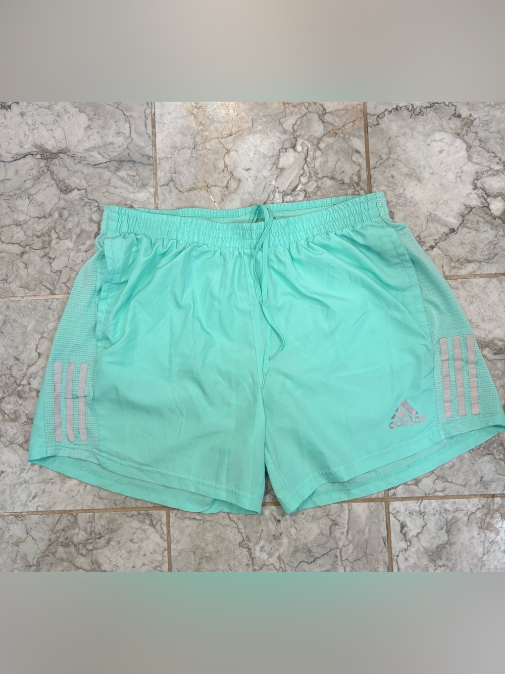 Adidas Teal XL Running Shorts
